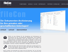 Tablet Screenshot of filecon.de
